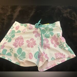 4/$50 NEW O'rageous JUNIORS SWIM SPRING FORWARD TRUE BOARD AQUA COVE Sz Small